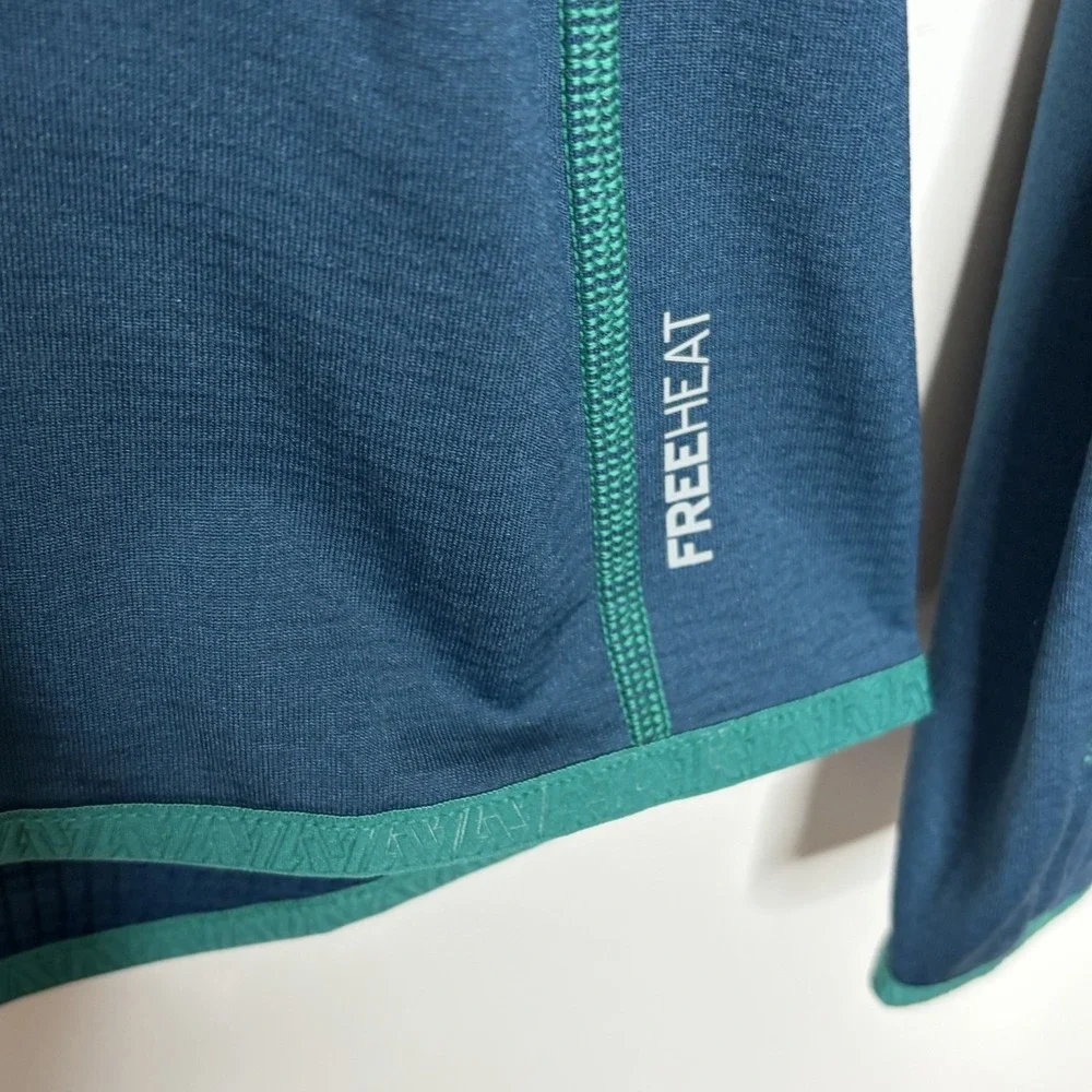 Eddie Bauer First Ascent Free Heat Fleece 1/4 Zip Pullover Jacket Womens XS